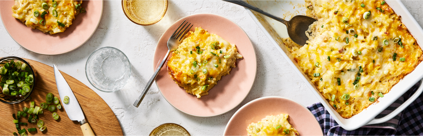 Cheesy Hashbrown Breakfast Bake